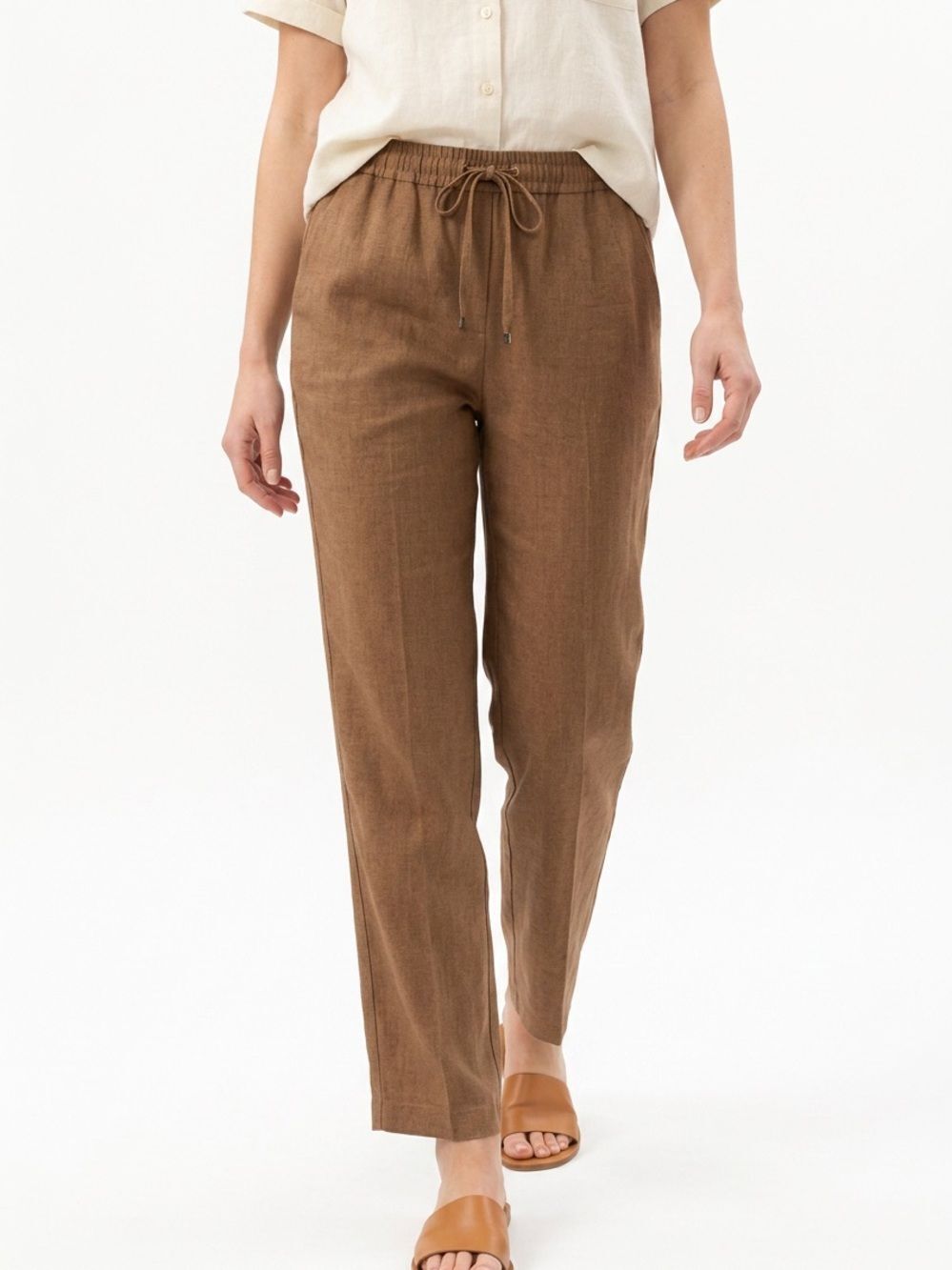 3.1 PHILLIP LIM | Khaki Green Wool Drawstring Trouser Pants Women’s Size 6